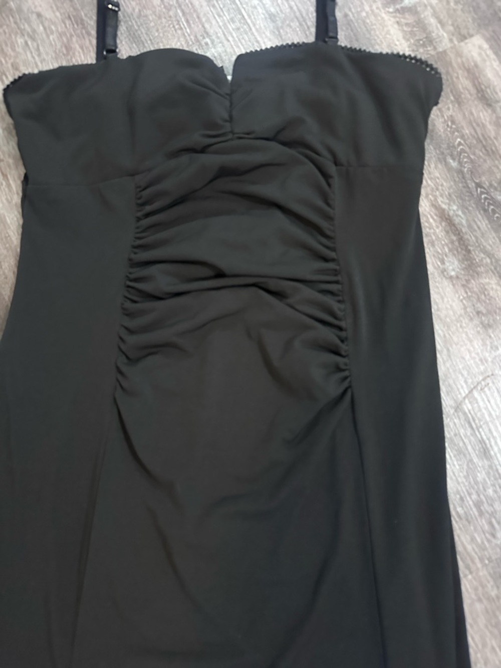 Jodi Kristopher Black Ruched  Mini Dress - Picture 2 of 4